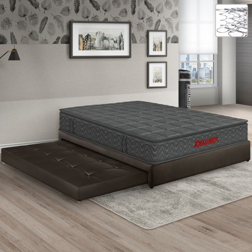 Colchon Enrollable Semidoble 120x190 cm con Base Cama