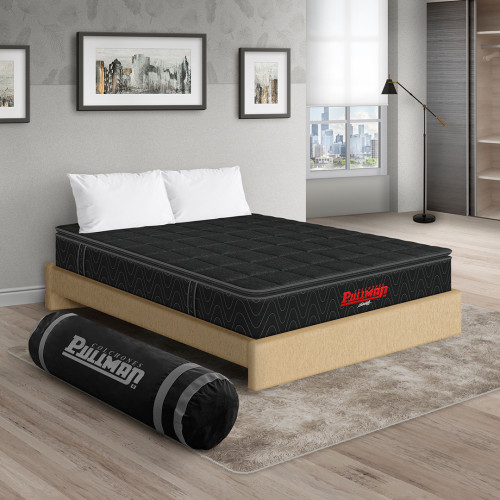 Colchón Orthopack BTU + Base Cama + Almohada