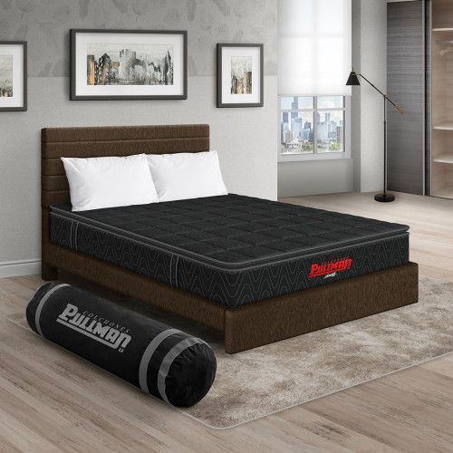 Colchón Orthopack BTU + Cama Leo + Almohada