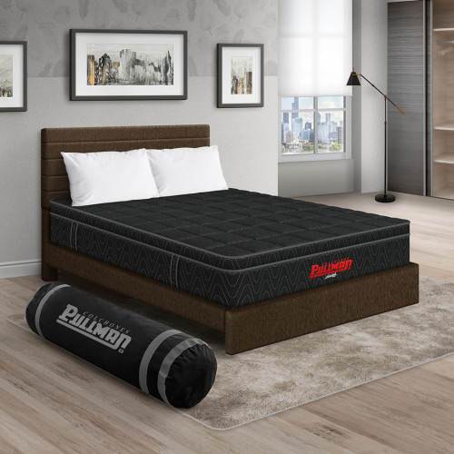 Colchón Orthopack Euro U + Cama Leo + Almohada