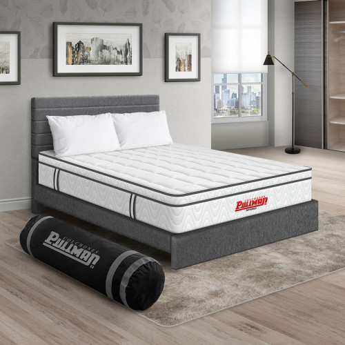 Colchón Orthopack Euro U + Cama Leo + Almohada