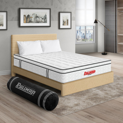 Colchón Orthopack Euro U + Cama Leo + Almohada