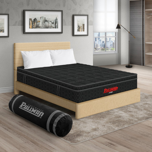 Colchón Orthopack Euro U + Cama Leo + Almohada