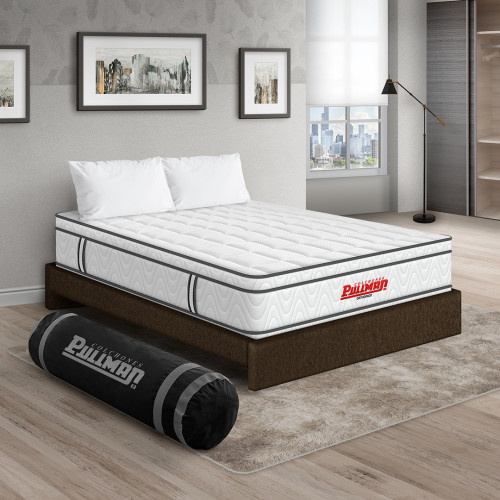 Colchón Orthopack Euro + Base Cama + Almohada