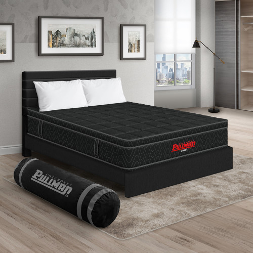 Colchón Orthopack Euro + Cama Leo + Almohada