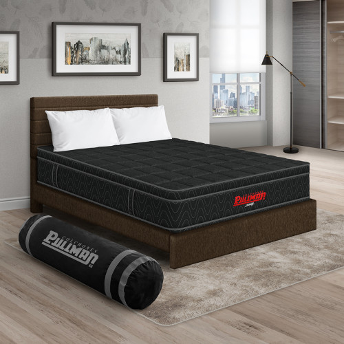 Colchón Orthopack Euro + Cama Leo + Almohada