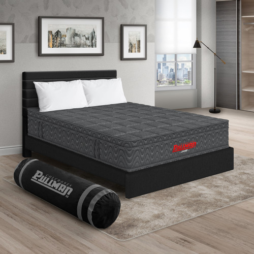 Colchón Orthopack Euro + Cama Leo + Almohada