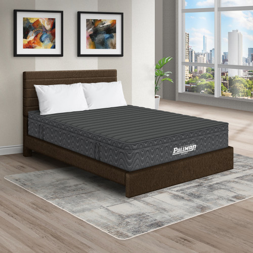 Colchón Rollpack Euro U + Cama Leo + Almohada