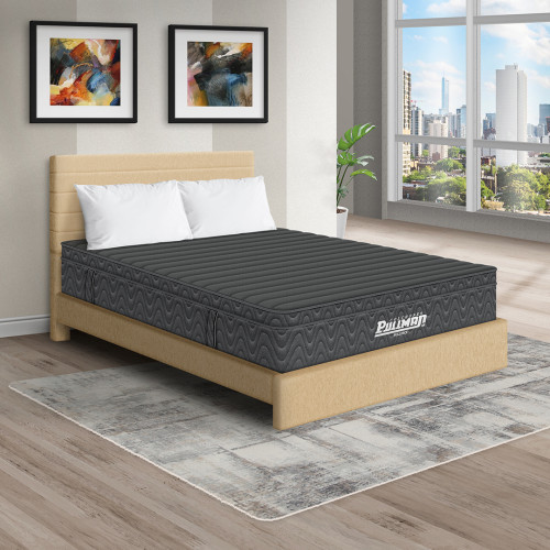 Colchón Rollpack Euro U + Cama Leo + Almohada