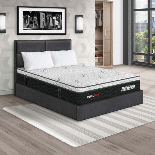 Colchón Pullpack Euro U + Cama Firenze + Almohada