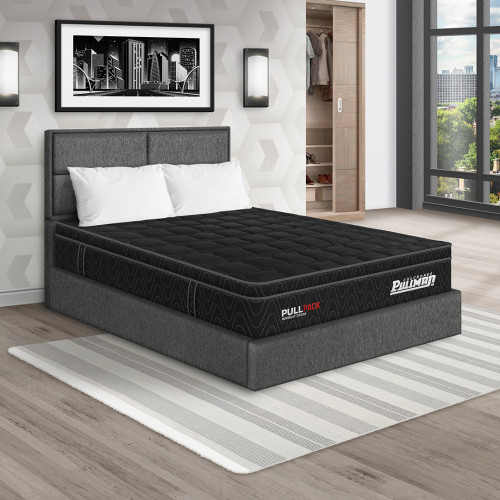 Colchón Pullpack Euro U + Cama Firenze + Almohada