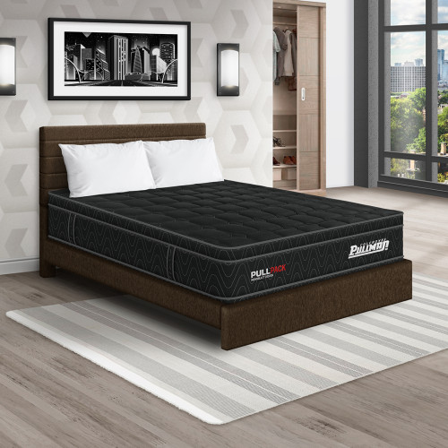 Colchón Pullpack Euro + Cama Leo + Almohada