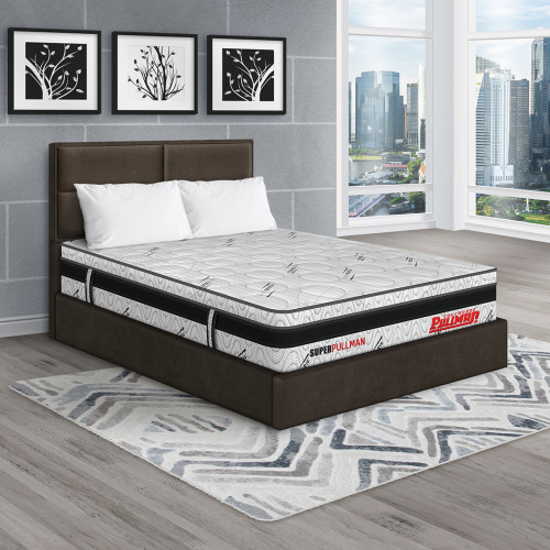 Colchón Superpullman Euro U + Cama Firenze + Almohada