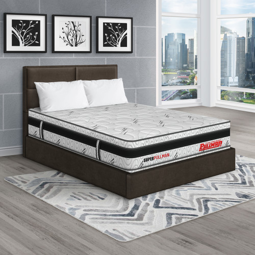 Colchón Superpullman Euro + Cama Firenze + Almohada