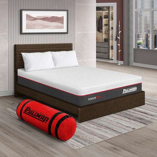Colchón Foampack + Cama Leo + Almohada