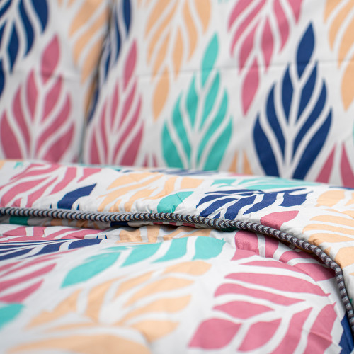 Combo Edredón Disperso + Jgo. de Sábanas Design