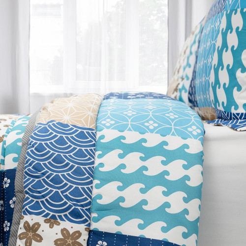 Combo Edredón Disperso + Jgo. de Sábanas Design