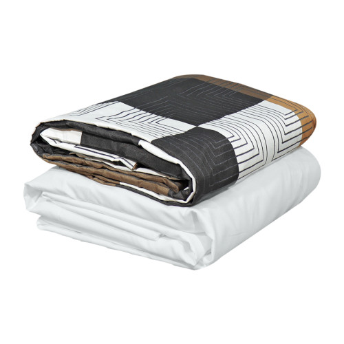 Combo Protector Impermeable + Jgo de Sábanas Disperso