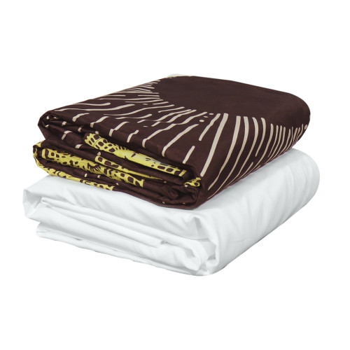 Combo Protector Impermeable + Jgo de Sábanas Disperso