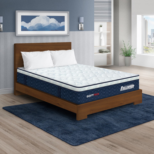 Colchón Softpack + Cama TPM + Almohada