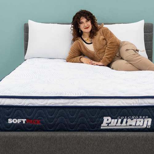 Colchón Softpack + Cama TPM + Almohada
