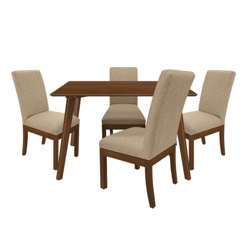 Juego de Comedor 4P (120) Cris Danny 4 Sillas