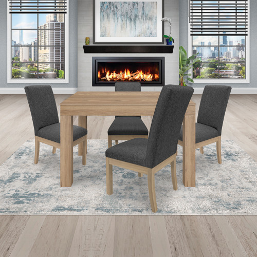 Juego de Comedor 4P (120) Italia Danny 4 Sillas