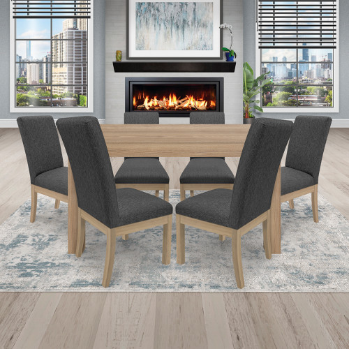 Juego de Comedor 6P (140) Italia Danny 6 Sillas