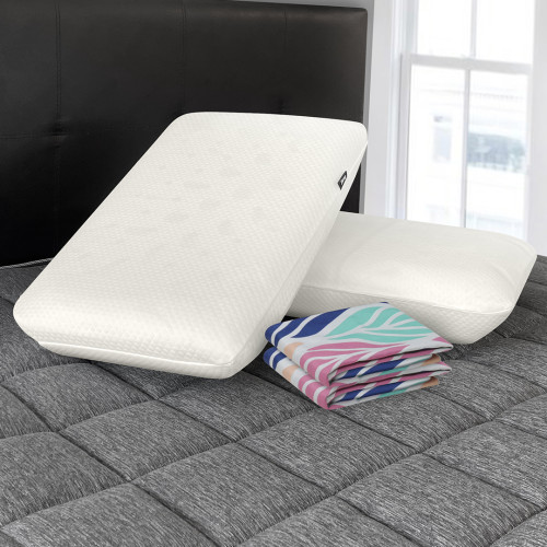 Combo 2 Almohadas Multifuncional + Fundas